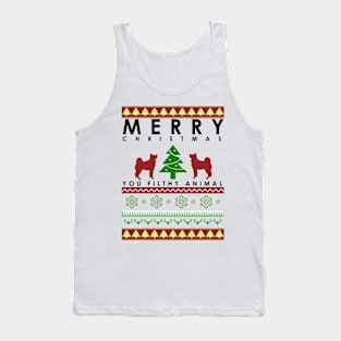 merry christmas you filthy animal Tank Top